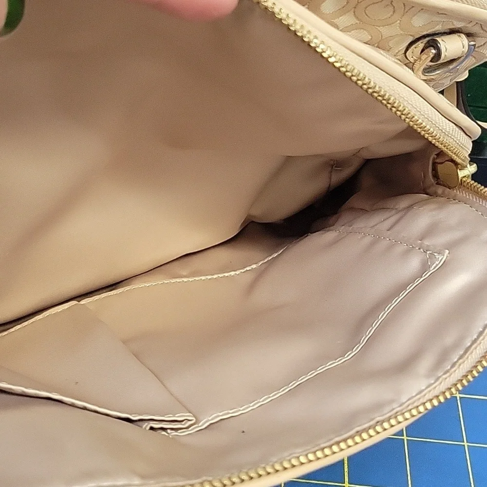Coach Madison Georgie Op Art Convertible Satchel Preloved